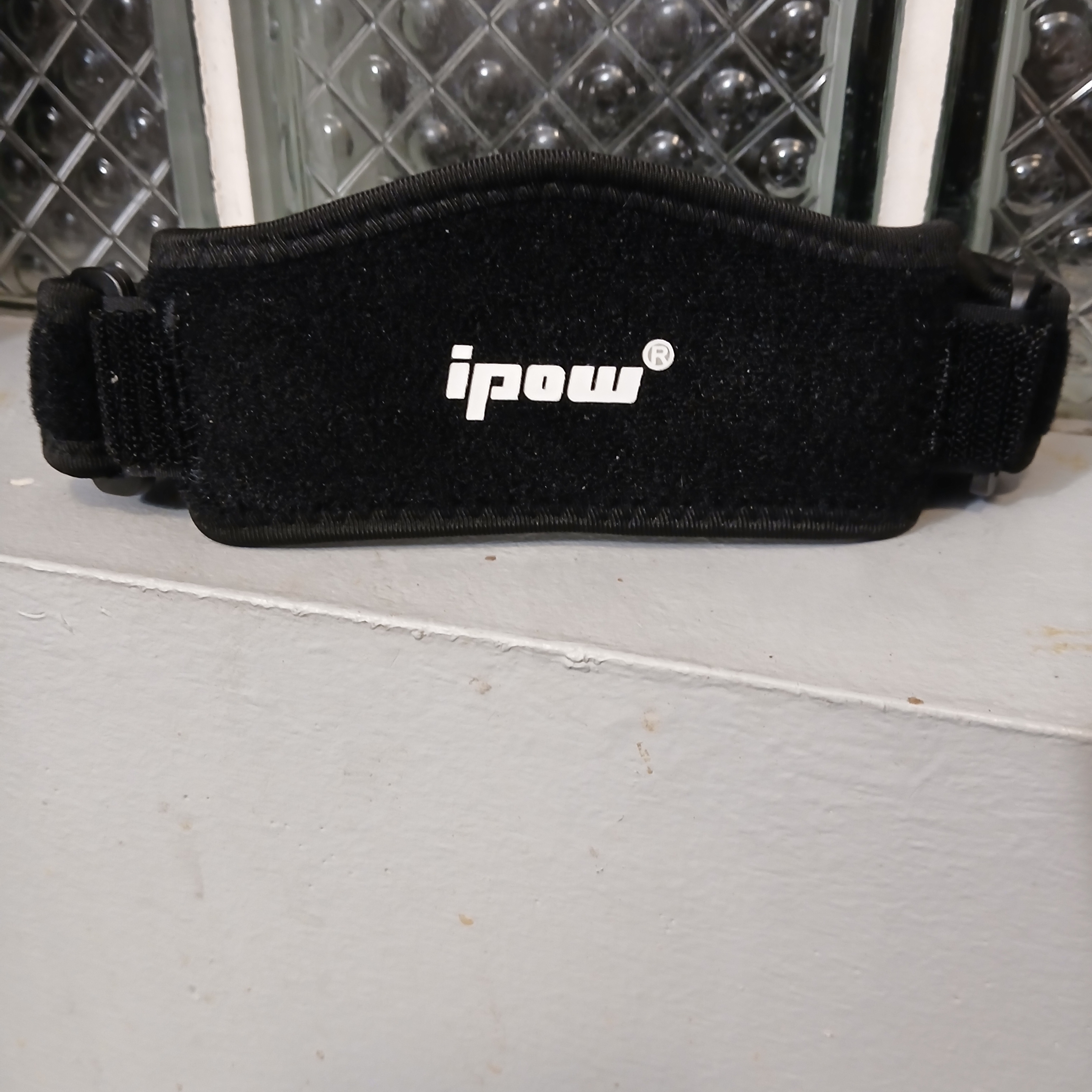 Ipow Black Knee Brace Adjustable Relif Strap